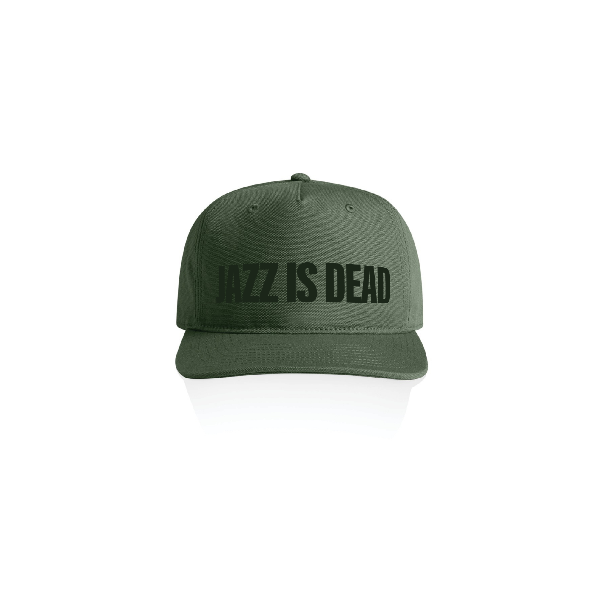 Jazz is Dead Logo Canvas Cap - Cypress