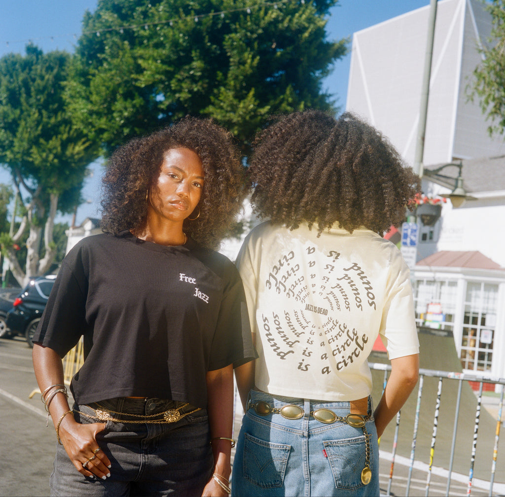 'Free Jazz' T-Shirt - Cropped