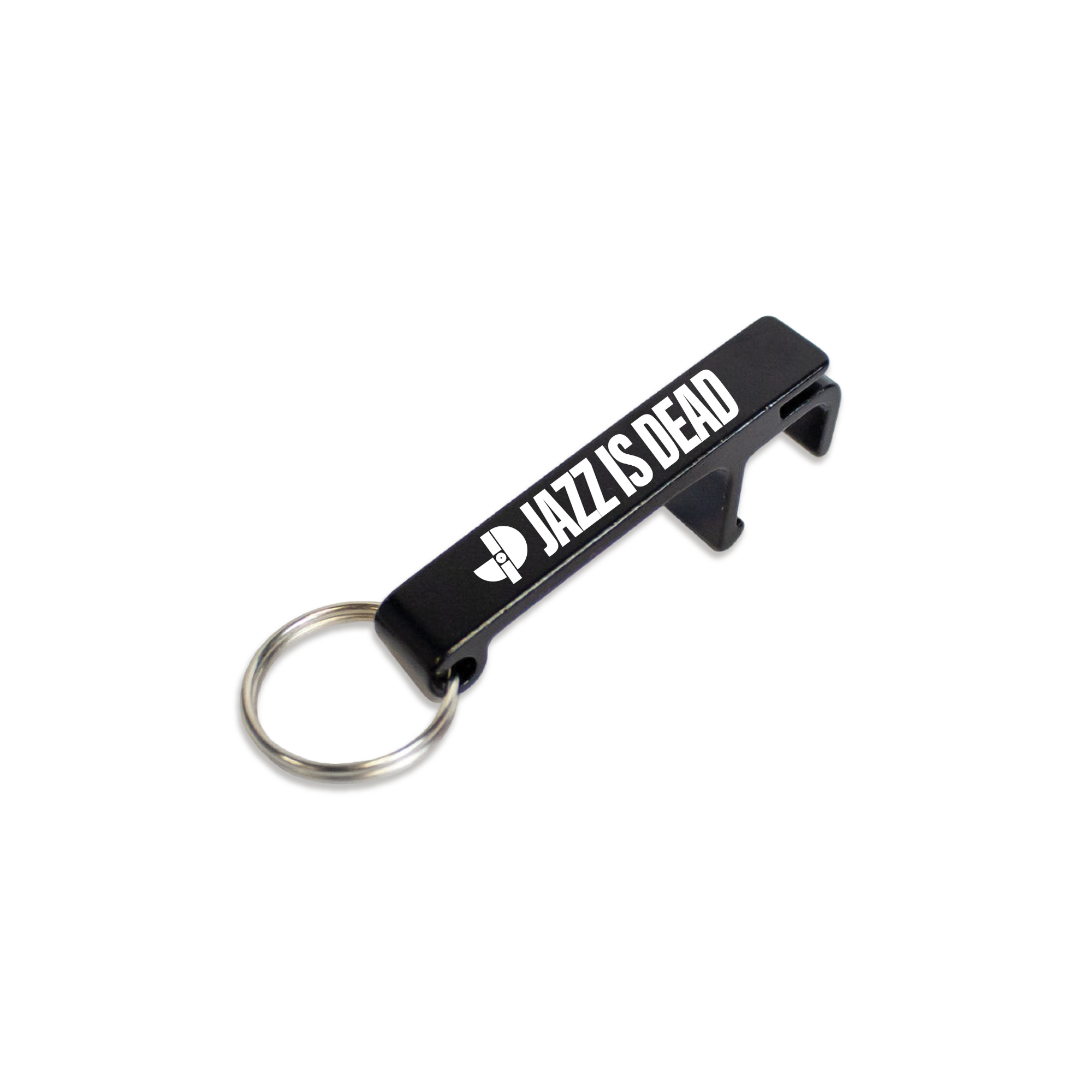 Jazz is Dead Logo Bottle Opener Keychain