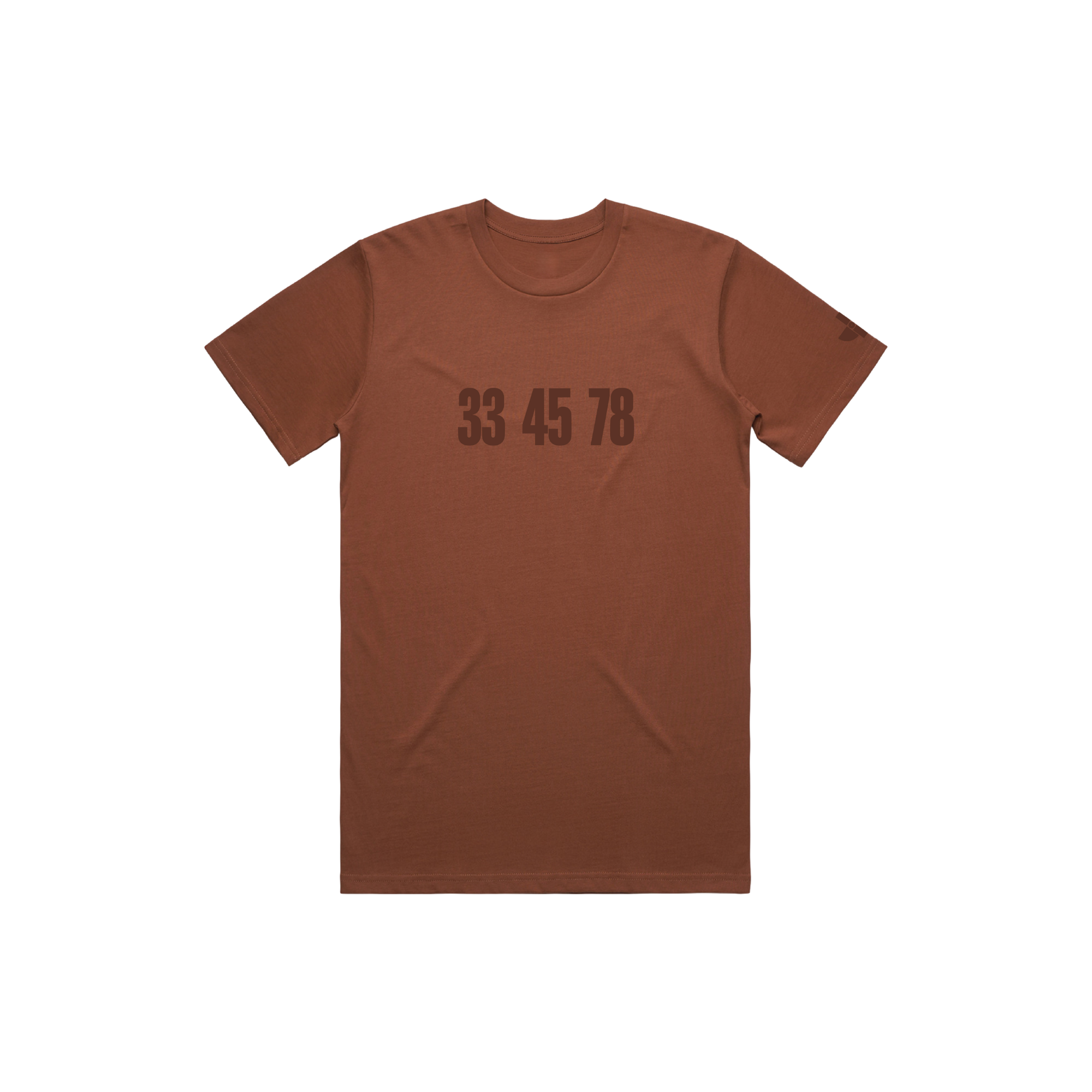 33 45 78 T-Shirt - Clay