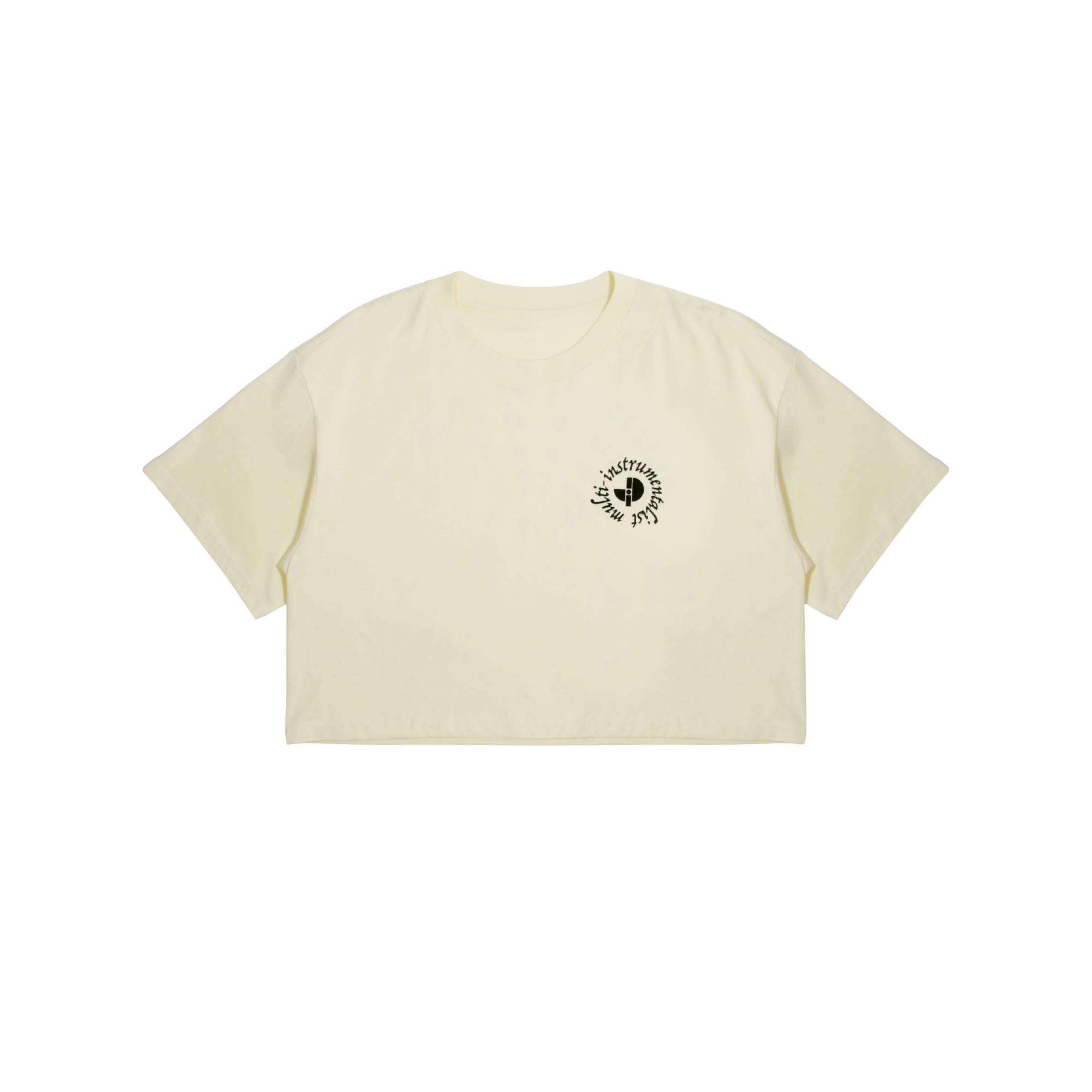 'Sound Is A Circle' T-Shirt - Cropped