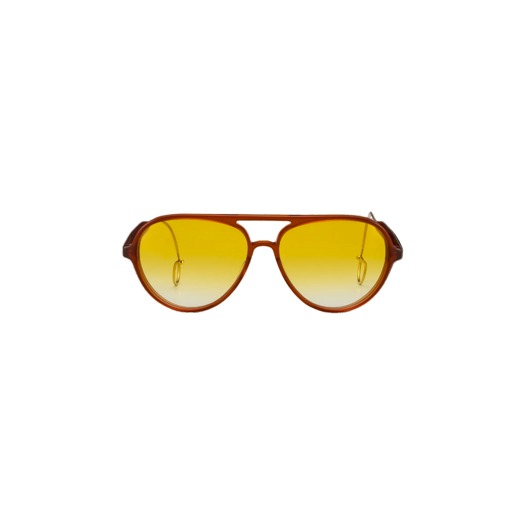 Siren Glasses - Brown [EYEVAN for Adrian Younge] Front
